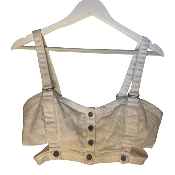 For Love & Lemons EUC Daisy Eyelet Buckle Bustier - Picture 7 of 12